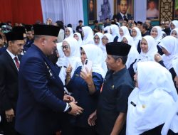 Pemkab Bogor Lantik 329 Guru Tingkat SD dan SMP, Bupati Bogor : Didiklah Dengan Hati Menuju Perubahan lebih Baik.