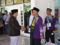 Lepas Calon Jamaah Haji Kloter Terakhir, Staf Ahli Bupati, : Minta Keikhlasan Jamaah Haji Do’akan Kabupaten Bogor Yang Kita Cintai.