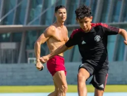 Buah Jatuh Tak Jauh Dari Pohonya, Putera Cristiano Ronaldo Ikut Bela Timnas Portugal U-15.
