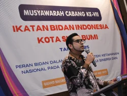 Musyawarah Cabang (Muscab) ke-VII Ikatan Bidan Indonesia (IBI), Wakil Wali Kota Sukabumi : Bidan Jadi Garda Terdepan Pelayanan Kesehatan.