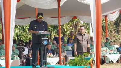 Bupati Sukabumi Pimpin Ucapacara TMMD Ke-124, : Bantu Percepat Pembangunan Daerah.