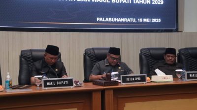 Rapat Paripurna DPRD Kabupaten Sukabumi, Tegaskan Kembali Raperda Pemilihan Bupati Tahun 2029.