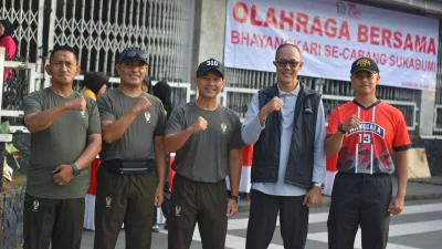 Pemkot Sukabumi, Turut Serta Meriahkan HUT Ke-79 Bhayangkara Polres Sukabumi Kota.