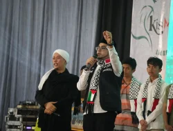 Melalui Safari Dakwah, Wakil Wali Kota Sukabumi, Do’a Bersama Untuk Palestina.