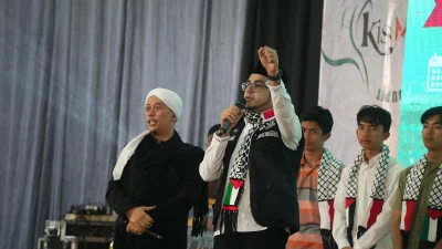 Melalui Safari Dakwah, Wakil Wali Kota Sukabumi, Do’a Bersama Untuk Palestina.