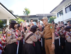 Lepas Kontingen Jambore Daerah 2025, Wali Kota Sukabumi : Bentuk Karakter Generasi Muda.