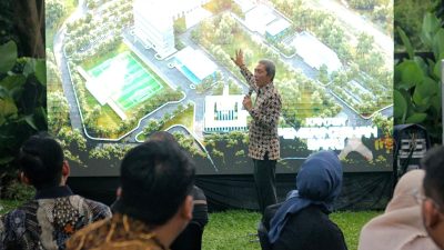 Bersama Wali Kota Bogor Paparkan Program Pembangunan Infrastuktur Kota Bogor Kedepan.