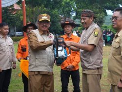 Bupati Sukabumi, Apresiasi BKAD Kiara Gadung Dalam Pelatihan Kesiapsiagaan Relawan.