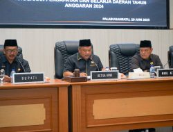 Paripurna DPRD Sukabumi, Bupati Jawab Pandangan Umum Fraksi-fraksi Atas Raperda APBD 2024.