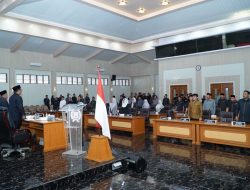 Tanggapan Bupati Sukabumi Atas Pandangan Fraksi DPRD Tertuang Dalam Rapat Paripurna Tahun Sidang Ke-23.