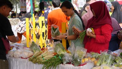 Dinas Ketahanan Pangan Buka Stan Gerakan Pangan Murah di Momen Kabogorfest 2025.