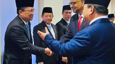 Menkum Dampingi Presiden RI, Sambut Baik Komitmen Pemerintah Singapura Terkait Perjanjian Ekstradisi.