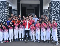 Pemkot Sukabumi Lepas 20 Atlet Tarung Derajat Ikuti Kejurda Tingkat Pelajar Se-Jawa Barat.