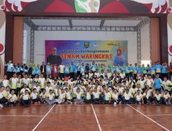 Senam Waringkas Bupati Sukabumi Bersama Para Guru Olahraga se Kabupaten Sukabumi.