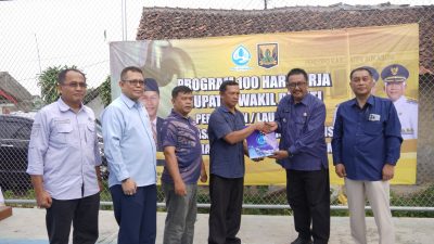 Tinjau Pemasangan Air Bersih, Bupati Sukabumi : Wujud Nyata Komitmen Pemerintah Dalam Membangun Infrastuktur.