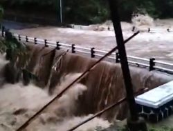 Empat Desa di Kecamatan Cidolog Terdampak Banjir Luapan Sungai Cilangkob, Hujan Deras Jadi Pemicu Utama.