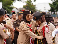 Semarak Antusias Pada Puncak Perayaan HUT Pramuka ke-64, Tingkat Kota Sukabumi.