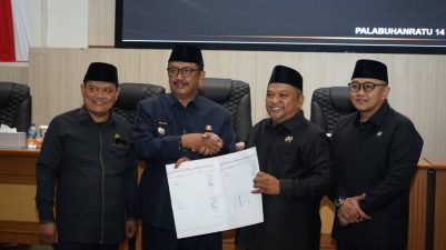 Pemkab Sukabumi Bersama DPRD Sepakati Raperda Perubahan APBD Tahun 2025.