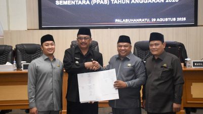 Pemkab Sukabumi Bersama DPRD Setujui KUA-PPAS 2026,: Kesejahteraan Masyarakat Jadi Fokus Utama.