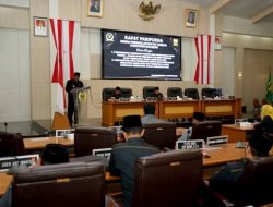 Paripurna DPRD Kabupaten Sukabumi, Bupati,: Pandangan Umum Fraksi Jadi Bahan Evaluasi APBD 2025 Lebih Optimal.