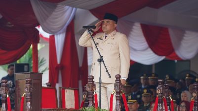 Pimpin Upacara Peringatan HUT RI Ke-80 Tingkat Kabupaten Bogor, Bupati Beri Apresiasi Kepada Anggota Paskibra.