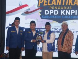 Hadiri Pelantikan DPD KNPI, Wabup Sukabumi,: Kolaborasi Kuat, Bangun Sukabumi Mubarakah.