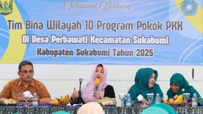 Melalui Bina Wilayah, Ketua TP-PKK Kabupaten Sukabumi,: 10 Program PKK Harus Berdampak Nyata.