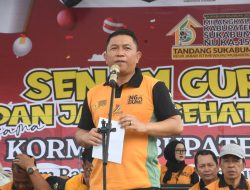 Wabup Sukabumi, Berbagi Kebahagian Bersama Warga Masyarakat di Moment HJKS Ke-155.