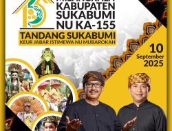 Pemerintah Kabupaten Sukabumi Mengucapkan Selamat Memperingati HJKS Ke-155, 10 September 2025.