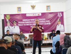 Melalui Bimtek, Wali Kota Sukabumi, Paparkan Penglolaan P2RW di Kecamatan Lembursitu.