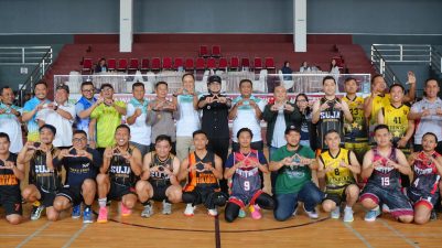 Walkot Sukabumi Apresiasi Pertandingan Persahabatan Bola Basket Antar Pemerintah Daerah.