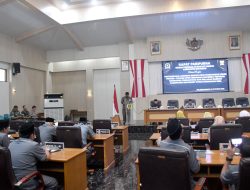 Paripurna DPRD, Bupati Sukabumi Jawab Pandangan Umum Fraksi-fraksi.