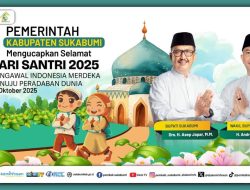 Pemerintah Kabupaten Sukabumi Mengucapkan Selamat Memperingati Hari Santri Nasional 2025.
