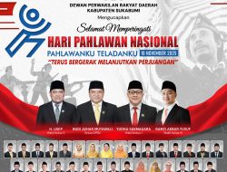 DPRD Kabupaten Sukabumi Mengucapkan Selamat Memperingati Hari Pahlawan Nasional.