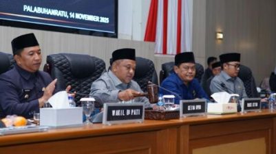 Rapur Ke-42 DPRD Kab. Sukabumi, Penyampaian Jawaban Bupati atas Pandangan Umum Fraksi-Fraksi DPRD.