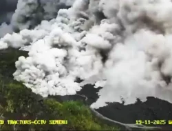 Semeru Kembali Erupsi, Gempa Sebanyak 45 kali Dalam 6 Jam Terakhir Jadi Alarm Keras Tingkat Kewaspadaan.