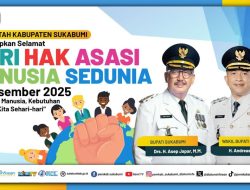 Pemerintah Kabupaten Sukabumi, Mengucapkan Selamat Memperingati Hari Hak Asasi Manusia Sedunia.