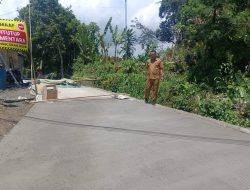 Pemdes Ciadeg Realisasikan Betonisasi & Drainase Jalan Desa Tahun 2025. Bogor,