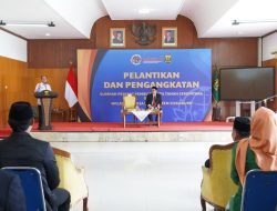 21 Camat di Lantik Sebagai PPATKS, Sekda Ade Suryaman,: Berikan Layanan Terbaik dan Profesional.