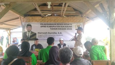 Ketua Komisi II DPRD Sukabumi Menggelar Reses Pertama di Warungkiara, Aspirasi Masyarakat Jadi Moda Utama Arah Pembangunan.