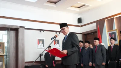 Wali Kota Sukabumi Lantik Sejumlah Pejabat di Balai Kota, Sumpah/Janji Jabatan Jadi Kunci Pengabdian.