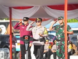 Polres Sukabumi Kota, Tegakan Apel Gelar Pasukan Operasi Ketupat Lodaya 2026 Idulfitri 1447 H.
