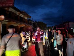 Truk Gas Lpg 3 Kg Terbakar di Citarik, Polisi Lakukan Penanganan Cepat