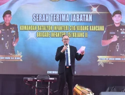 Sertijab Danyonif 310/Kidang Kancana, Wali Kota Sukabumi,: Pertahankan Sinergi Terbaik Demi Kejayaan TNI.