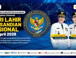 Pemkab Sukabumi Mengucapkan Selamat Harlah Persandian Nasional, 04 April 2026.