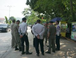 Dishub Bersama Satpol PP, Kembali Menata Area Parkir di Depan RSUD Palabuhanratu.