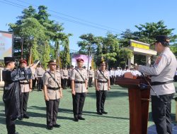 Sertijab, Kapolres Sukabumi Tegaskan Profesionalisme Bertugas