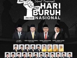 Dewan Perwakilan Rakyat Daerah Kabupaten Sukabumi, Mengucapkan Selamat Hari Buruh Nasional (May Day) 2026.