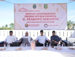 Pemkot Sukabumi Salurkan Sapi Kurban, Wali Kota,: Jadikan Semangat Kurban Sebagai Bentuk Nyata Kepedulian Terhadap Sesama.