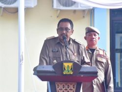 Apel Pagi Satpol PP Kab. Sukabumi, Bupati,: Aparat Harus Hadir Sebagai Pelindung Masyarakat.